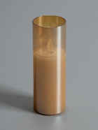 Светодиодная свеча «Золотистая», 16×5.5 см, от батареек AAx2, свечение тёплое белое - Фото 6