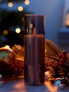 Светодиодная свеча «Серебристая», 16×5.5 см, от батареек AAx2, свечение тёплое белое - Фото 5