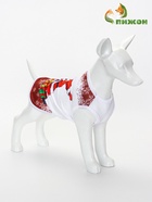 Майка «Респект», размер L (ДС 35, ОШ 35, ОГ 45 см), красная - Фото 3