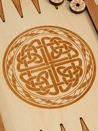 Нарды деревянные «Медведь», резные, 45×48 см - Фото 13