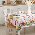 УЦЕНКА Клеёнка на стол Доляна, на нетканой основе, ширина 137 см, рулон 18 м - Фото 1