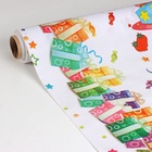 УЦЕНКА Клеёнка на стол Доляна, на нетканой основе, ширина 137 см, рулон 18 м - Фото 4