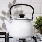 УЦЕНКА Чайник, 3 л, без деколи, белый - Фото 5