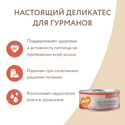 Влажный корм Мнямс Деликатес Индейка с тыквой для кошек «Паштет по-оксфордски» 100 г