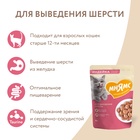 Влажный корм Мнямс На каждый день для выведения шерсти у кошек, кусочки в соусе с индейкой, 85 г - Фото 5