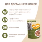 Влажный корм Мнямс На каждый день Кусочки в соусе с уткой для домашних кошек 85 г - Фото 5