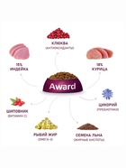 Сухой корм AWARD Sterilized для вз-х стерил. кошек с инд/кур. (клюква и цикорий) 400г 10899847 - фото 825296