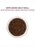 Сухой корм AWARD для взрослых собак мелких и миниатюрных пород с ягнёнком/индейкой/брокколи и брусникой 10 кг - Фото 5