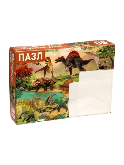 УЦЕНКА Пазлы детские «Эпоха динозавров», 60 элементов