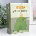 УЦЕНКА Фотоальбом на 96 фото 10×15 см "Принцесса-лягушка. Хроники нашего болота" 16.5×12×5.5 см - фото 14873655