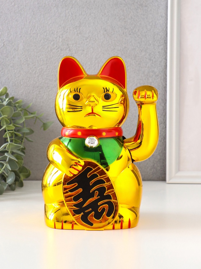 УЦЕНКА Маятник настольный антистресс «Манэки-нэко», h=21 см - Фото 1