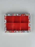 Коробка под 6 конфет с ячейками «Ёлочные новогодние шары», 10×14.5×3 см 10864684