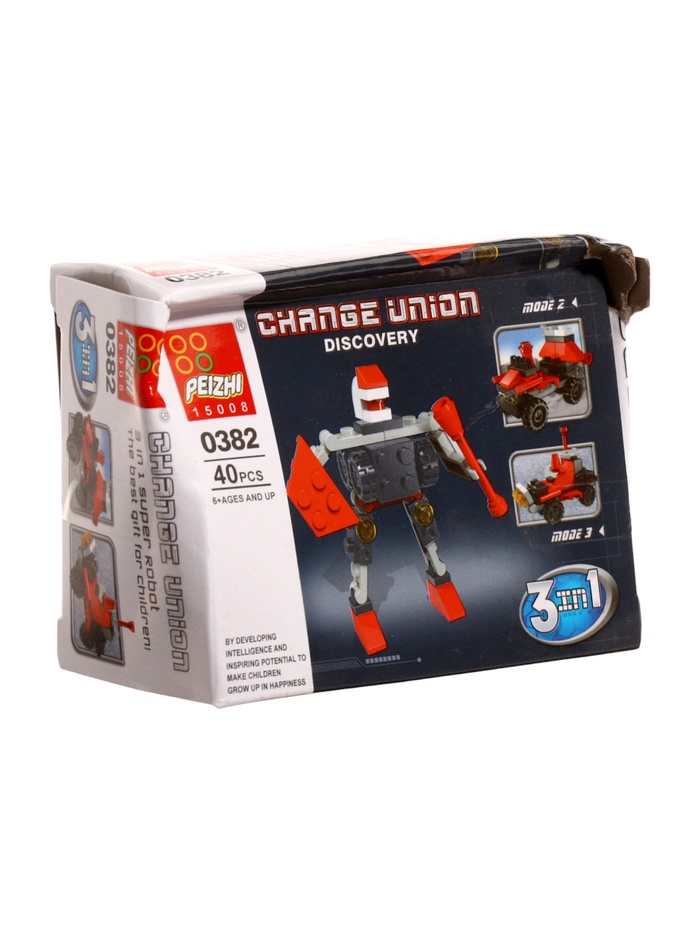 УЦЕНКА Конструктор «Космический исследователь», 3 в 1, 33-40 деталей, МИКС - Фото 1