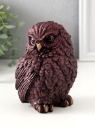 Фигурка гипс «Совушка Тренд Бордо»,14×10.5×10.5 см - фото 49256301