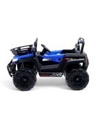 УЦЕНКА (Не работает 1 двигатель, нет колпаков, б/у) Электромобиль «Квадроцикл», 2 мотора, синий - Фото 2