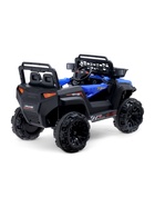 УЦЕНКА (Не работает 1 двигатель, нет колпаков, б/у) Электромобиль «Квадроцикл», 2 мотора, синий - Фото 3