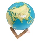 УЦЕНКА Портативная колонка - ночник EZ01, 5 Вт, 1200 мАч, диаметр 120 мм, 3 режима, «Планета Земля» 10910804