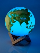 УЦЕНКА Портативная колонка - ночник EZ01, 5 Вт, 1200 мАч, диаметр 120 мм, 3 режима, «Планета Земля» 10910804