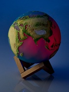 УЦЕНКА Портативная колонка - ночник EZ01, 5 Вт, 1200 мАч, диаметр 120 мм, 3 режима, «Планета Земля» 10910804