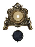 УЦЕНКА Часы настольные интерьерные каминные, 21×19×6.5 см, d=7 см, золото - Фото 5