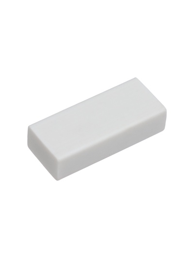 Набор ластиков 12 штук, прямоугольные, белые, синтетические, 31×13×9 мм