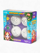 Елочные шары под раскраску «Новогодняя сказка», краски, набор 4 шт., 7 см, набор для творчества - Фото 4