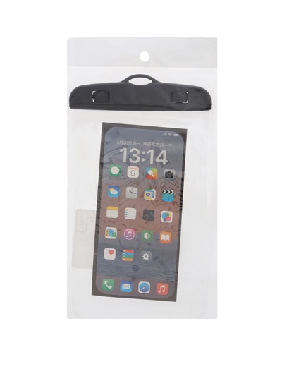 Водонепроницаемый чехол для телефона, размер 20×11 см, чёрный