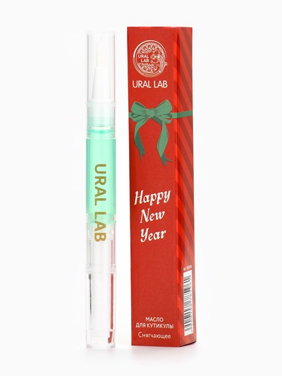 Масло для кутикул в карандаше Happy new year, 2 мл, URAL LAB