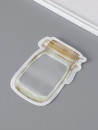 Пакет для хранения «Стеклянная банка с зажимом», застёжка zip-lock, жёлтый, 10.6×15.1 см - фото 809081691