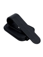 Держатель для очков автомобильный, кожаный, черный - Фото 5