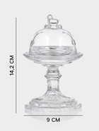 Икорница «Купол», 40 мл, 9×14 см, с крышкой, стекло, прозрачная - Фото 2