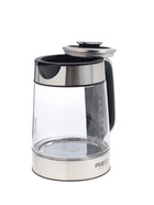 Чайник электрический RED SOLUTION G104, 1.7 л, 2200 Вт, стекло, съёмная крышка, серый 10905608 - фото 16875024