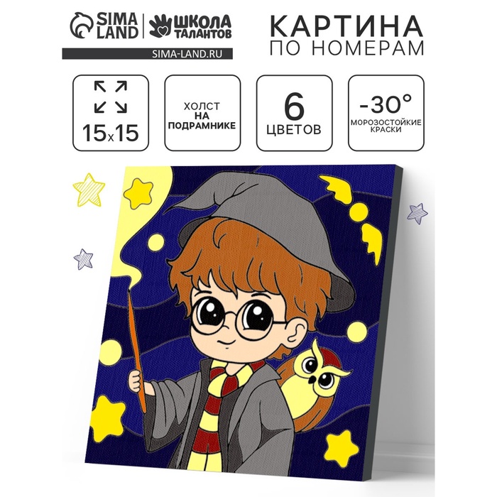 Картина по номерам Магия 15х15 см.