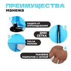 Манеж детский «Играем вместе» голубой, 130×130×65 см - Фото 3