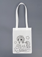 Сумка-Шопер детская под роспись лошадка «Новогодняя звездочка» - Фото 1