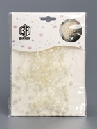 Гирлянда для декора из бусин, айвори - крем 10880451