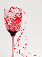 Гирлянда для декора из бусин, красная 10880453