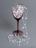 Гирлянда для декора из бусин, жемчужный 10880454