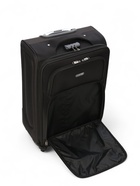 УЦЕНКА Чемодан на колёсах маленький 72 л (M), на молнии, с увеличением, кодовый замок, 4 колеса, чёрный - Фото 11