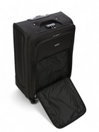 УЦЕНКА Чемодан на колёсах маленький 97 л (L), на молнии, с увеличением, кодовый замок, 4 колеса, чёрный - Фото 11