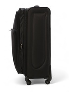 УЦЕНКА Чемодан на колёсах маленький 97 л (L), на молнии, с увеличением, кодовый замок, 4 колеса, чёрный - Фото 4