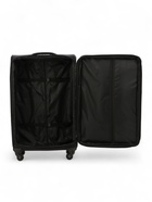 УЦЕНКА Чемодан на колёсах маленький 97 л (L), на молнии, с увеличением, кодовый замок, 4 колеса, чёрный - Фото 7