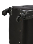 УЦЕНКА Чемодан на колёсах маленький 97 л (L), на молнии, с увеличением, кодовый замок, 4 колеса, чёрный - Фото 8