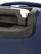 УЦЕНКА Чемодан на колёсах маленький 97 л (L), на молнии, кодовый замок, 4 колеса, синий - Фото 15