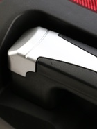 Чемодан на колёсах маленький 72 л (M), на молнии, с увеличением, кодовый замок, 4 колеса, красный - Фото 21