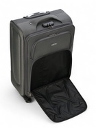 УЦЕНКА Чемодан на колёсах маленький 72 л (M), на молнии, с увеличением, кодовый замок, 4 колеса, серый - Фото 11