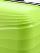 УЦЕНКА Чемодан на колёсах маленький 111 л (L), на молнии, кодовый замок, 4 колеса, зелёный - Фото 21