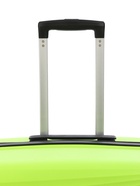 УЦЕНКА Чемодан на колёсах маленький 111 л (L), на молнии, кодовый замок, 4 колеса, зелёный - Фото 6