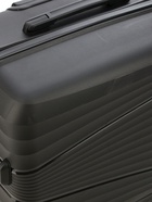 Чемодан на колёсах большой 111 л (L), на молнии, кодовый замок, чёрный - Фото 17