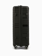 Чемодан на колёсах большой 111 л (L), на молнии, кодовый замок, чёрный - Фото 5